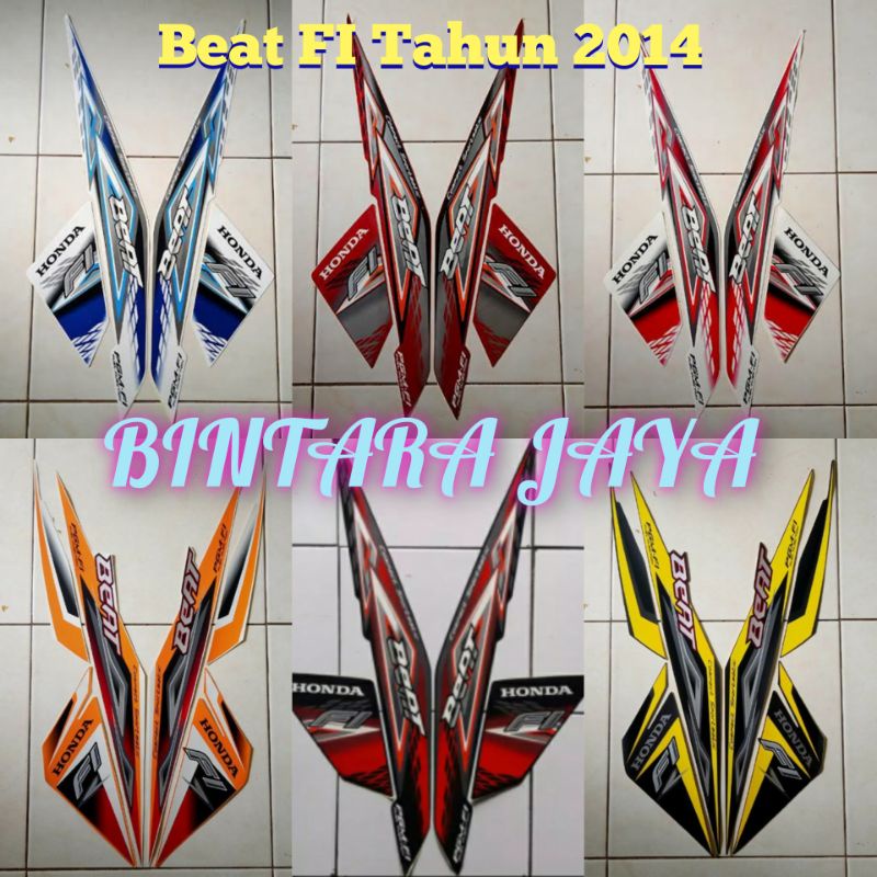 Jual Sticker Lis Striping Honda Beat FI Beat F1 Tahun 2014 2015