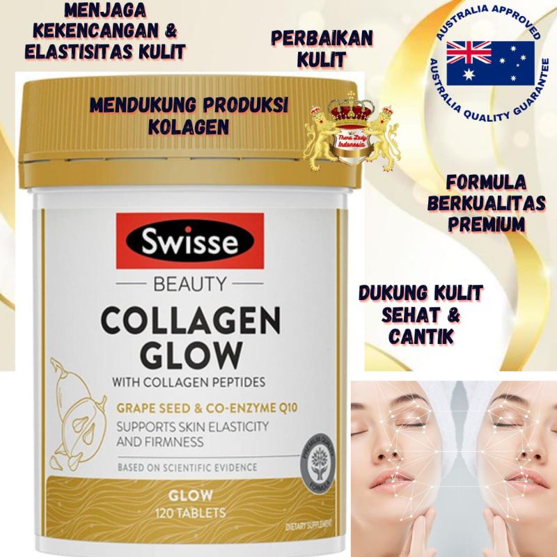 Jual Swisse Beauty Collagen Glow With Collagen Peptides Tablets