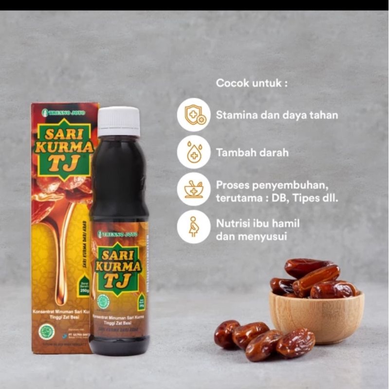 Jual Sari Kurma Tj 250 Gr Shopee Indonesia