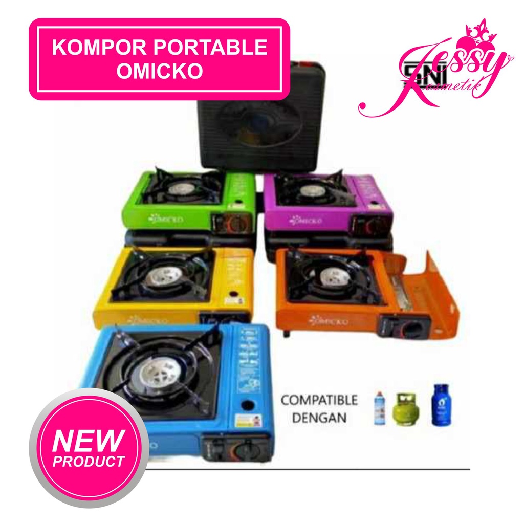 Jual KOMPOR PORTABLE PAKET GAS PORTABLE HI COOK TOKAI 1 TUNGKU