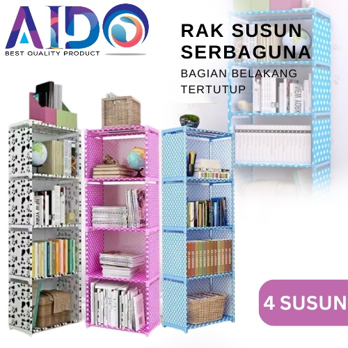 Jual Rak Buku Serbaguna Portable Susun Susun Ruang Mudah Bongkar