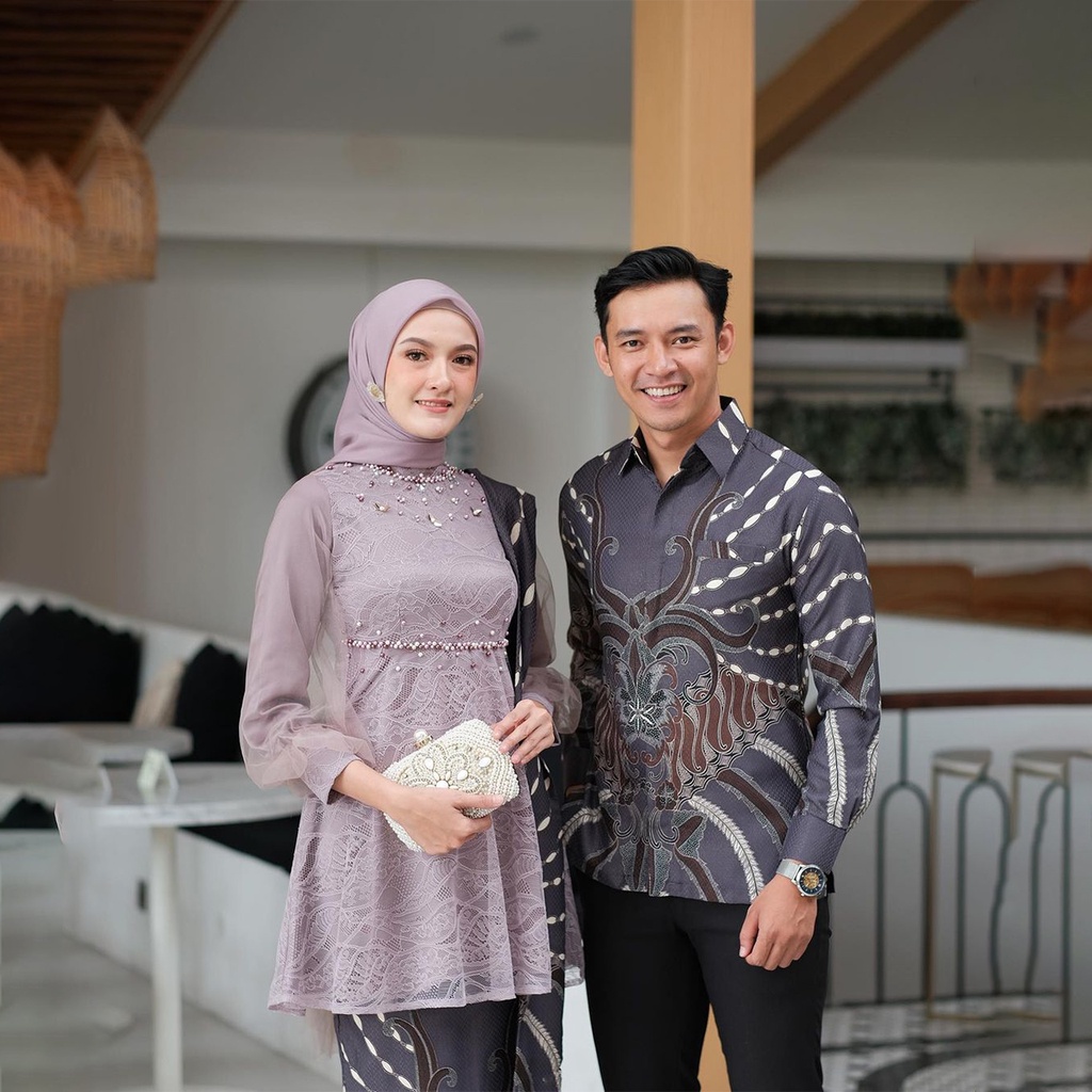 Jual NAYAKA BATIK Batik Couple Kebaya Modern Baju Couple Pasangan