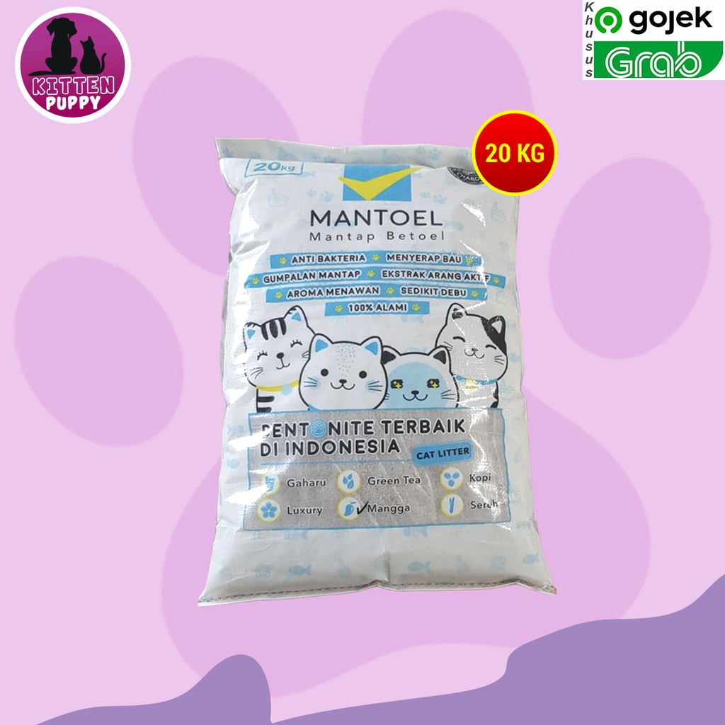 Jual Gosend Pasir Kucing Wangi Mantoel Kg Cat Litter Gumpal Kg