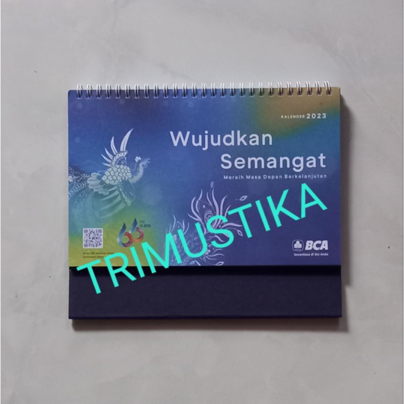 Jual Kalender Meja Kalender Duduk Bank Bca Prioritas Special Edition