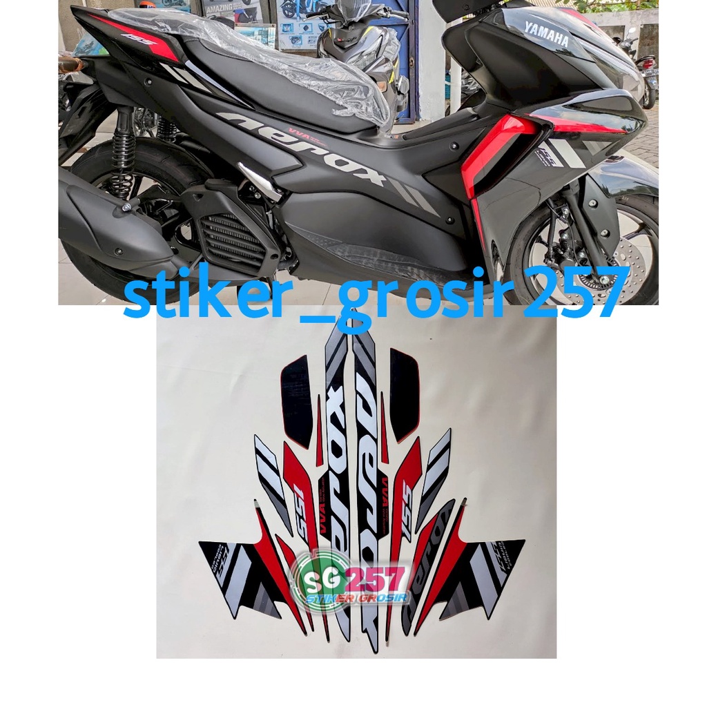 Jual STIKER STRIPING LIS BODY MOTOR YAMAHA AEROX VVA 155 2020 2021