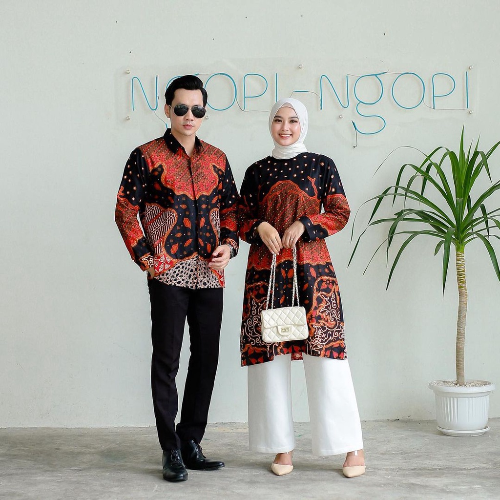 Jual Benang Raja Batik Couple Pria Wanita Motif Pulau Shopee Indonesia