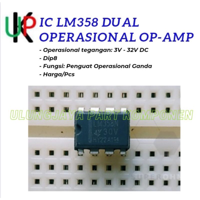 Jual IC LM358 Dual Operational Amplifier Op Low Power Shopee