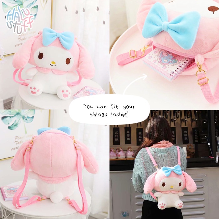 Jual Best Seller Tas Sanrio My Melody Cinnamoroll Kuromi Boneka Ransel