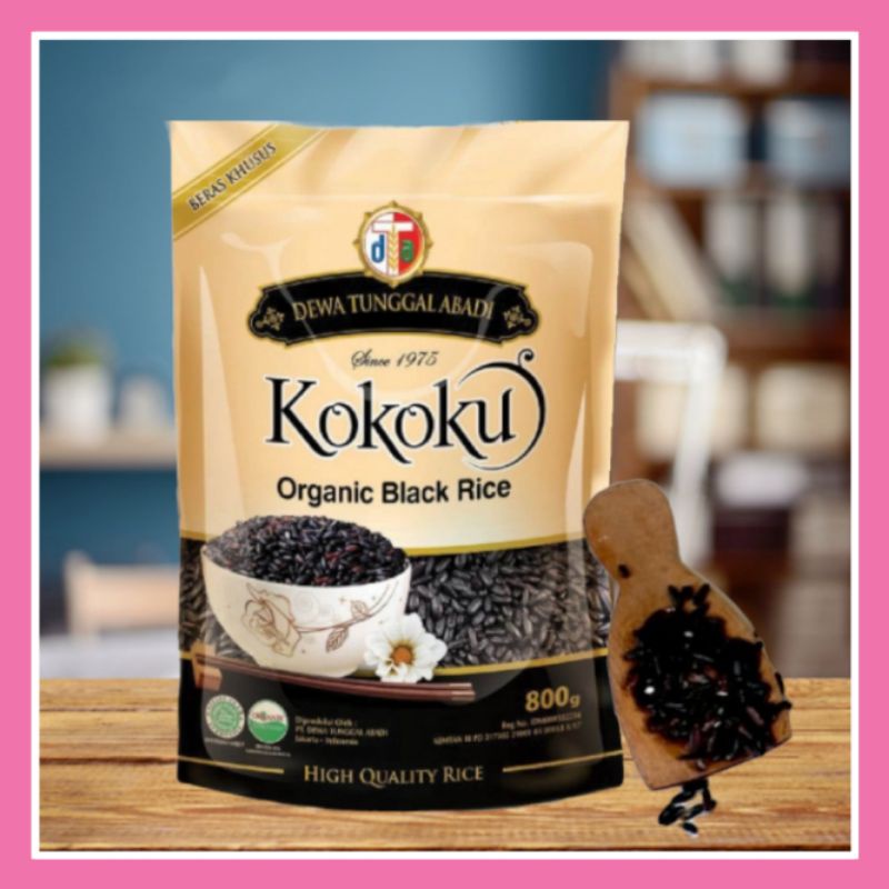 Jual Kokoku Organic Black Rice Gr Vacuum Pack Beras Hitam Organik