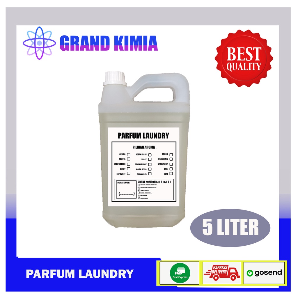 Jual Parfum Laundry Grade A 5 Liter Shopee Indonesia