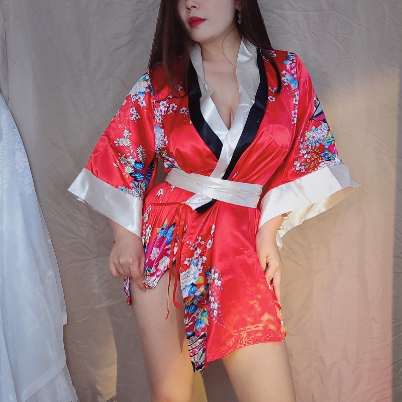 Jual FM Galery Set Lingerie Seksi G String Model Kimono Jepang Kimono