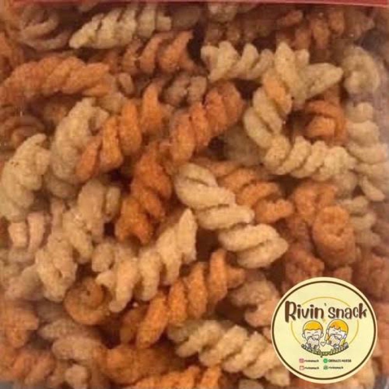 Jual Makaroni Spiral Gr Pedas Asin Daun Jeruk Kerang