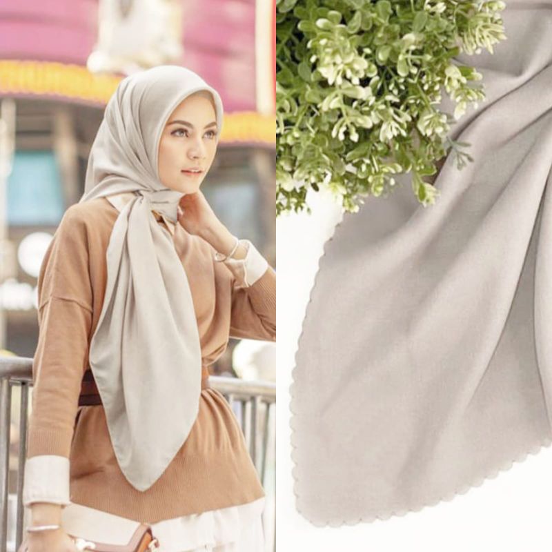 Jual Sale Hijab Voal Hienaa Cod Kerudung Voal Polos Segi Empat