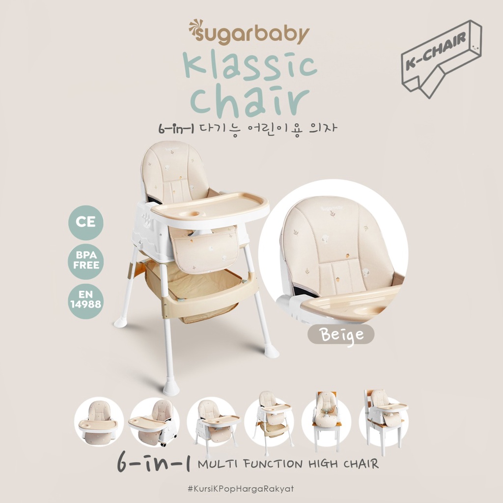 Jual Posisi Sugar Baby My Chair Baby Booster High Chair Kursi Makan