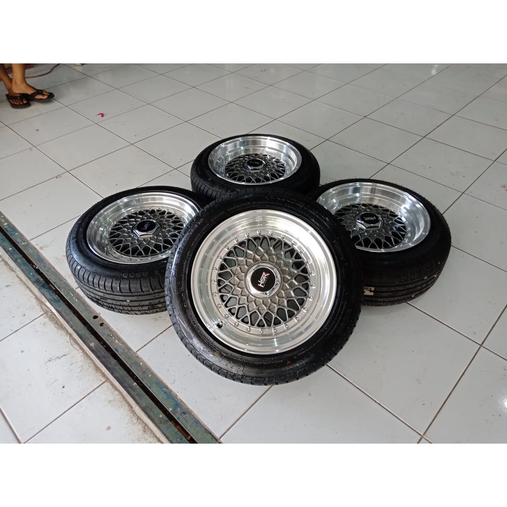 Jual Velg Second BBS Type Hsr Ring 15 Pcd 4x100 114 3 Ban 185 55 R15