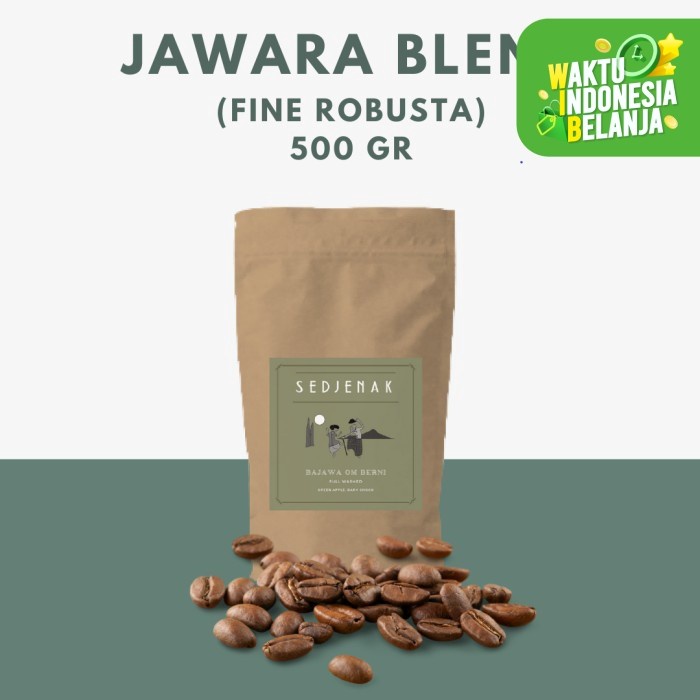 Jual Biji Kopi Jawara Blend Fine Robusta Utk Kopi Susu 500Gr