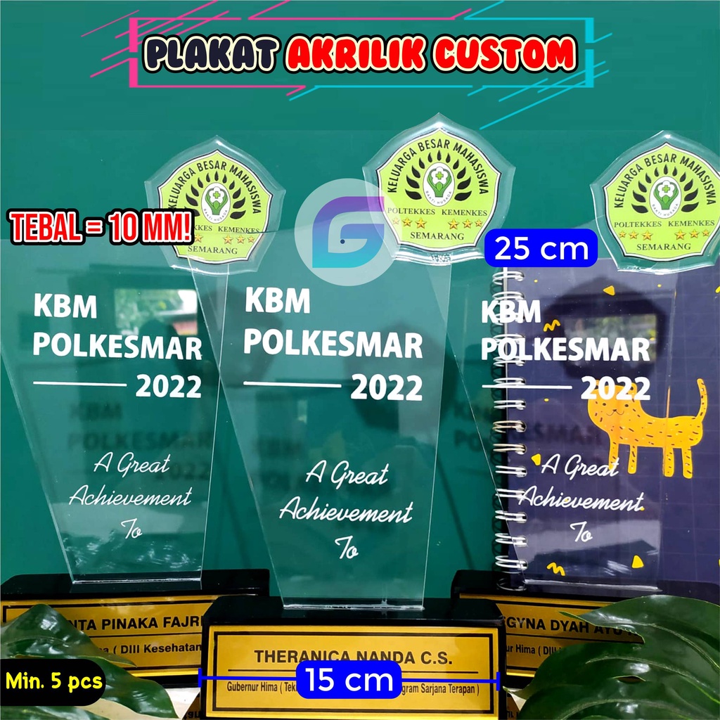 Jual Plakat Akrilik Plakat Custom Plakat Akrilik Custom Piagam