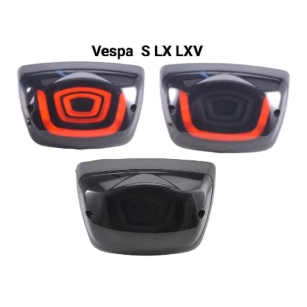 Jual Stoplamp Led Vespa S Lx Lxv Smoke Model Hd Corse Shopee Indonesia