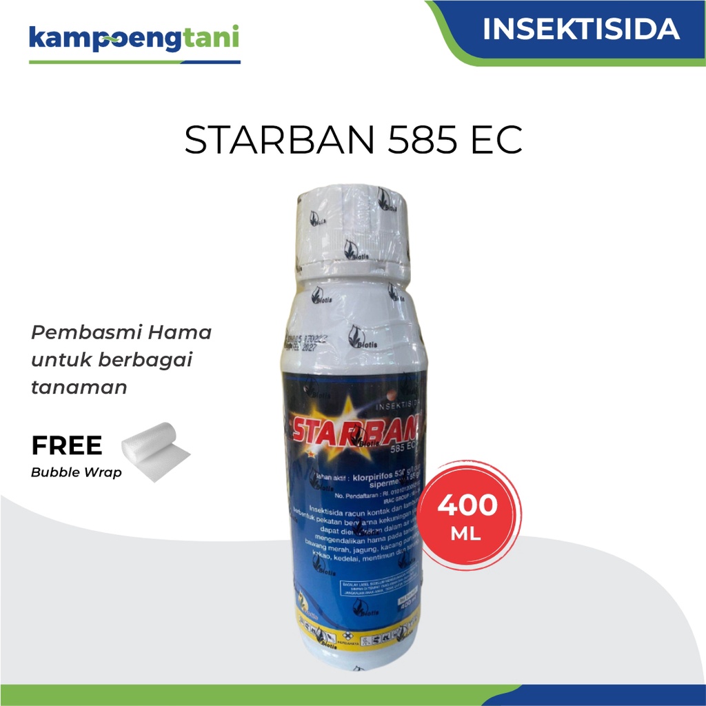 Jual Insektisida Starban Ec Ml Biotis Obat Pembasmi Ulat Kutu