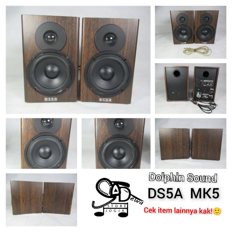 Jual DS5A MK5 SPEAKER MONITOR MKV DOLPHIN SOUND DS 5A DS5 FLAT