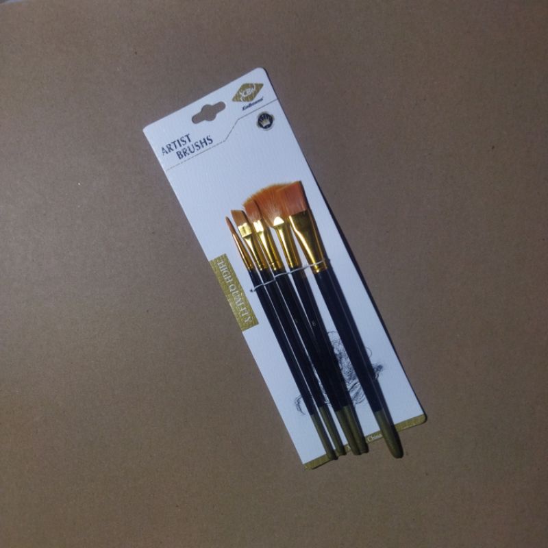 Jual Kuas Lukis Akrilik Set Painting Brush Nylon Set Pcs Kuas