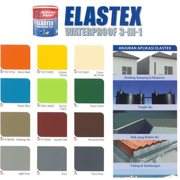 Jual Kode V Asli Elastex In Nippon Paint Kg Kg Warna