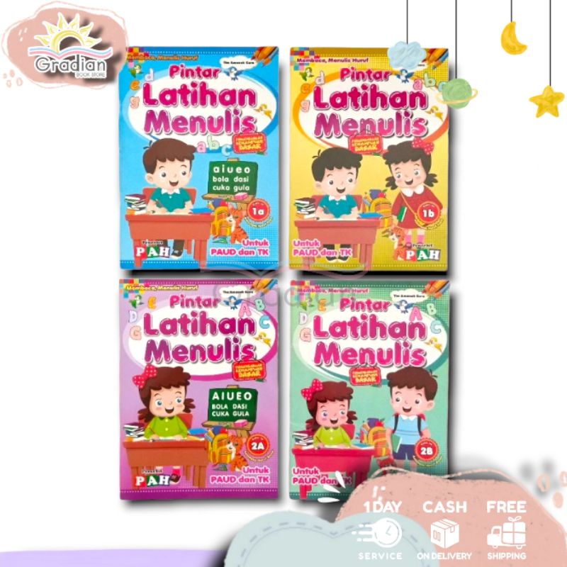 Jual Buku TK PAUD Pintar Latihan Menulis ABC Huruf Besar Dan Kecil