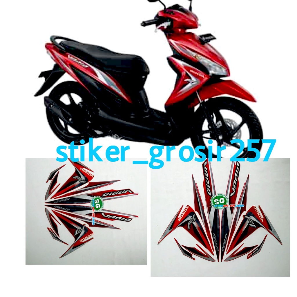 Jual Stiker Striping Lis Les Body Honda Vario Fi Led