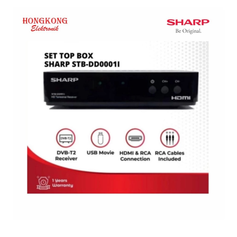 Jual Sharp Set Top Box Stb Dd I Digital Tv Receiver Stb Dvb T