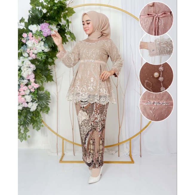 Jual Setelan Kebaya Modern Payet Alt Kebaya Pesta Kebaya Wisuda