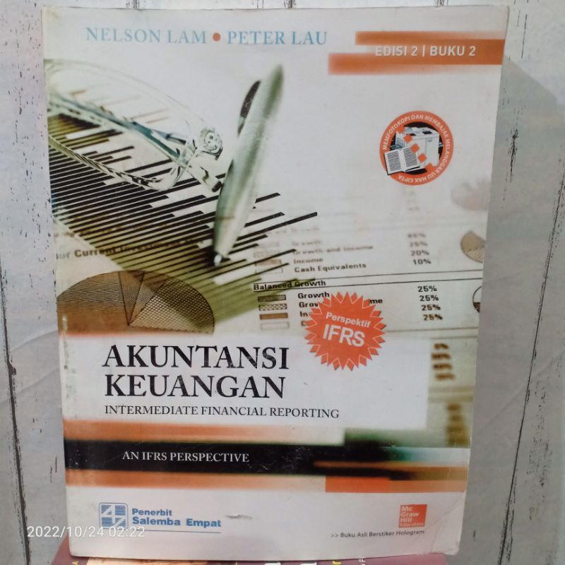 Jual Original Buku Akuntansi Keuangan Perspektif Ifrs Intermediate