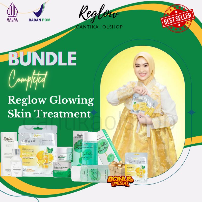 Jual Bundle Complete Reglow Series Paket Reglow Dengan Serum Dan Sheet