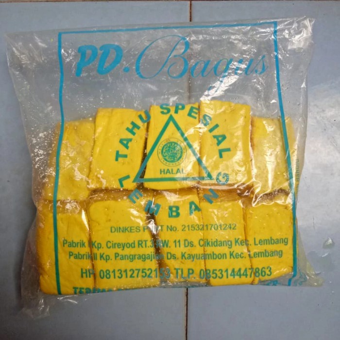 Jual Tahu Lembang Kuning Asli Isi 10 Shopee Indonesia