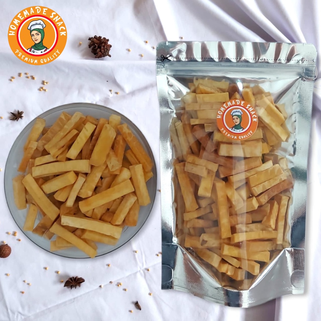 Jual Homemade Snack Keripik Sukun Asin Gurih Stik Sukun Homemade