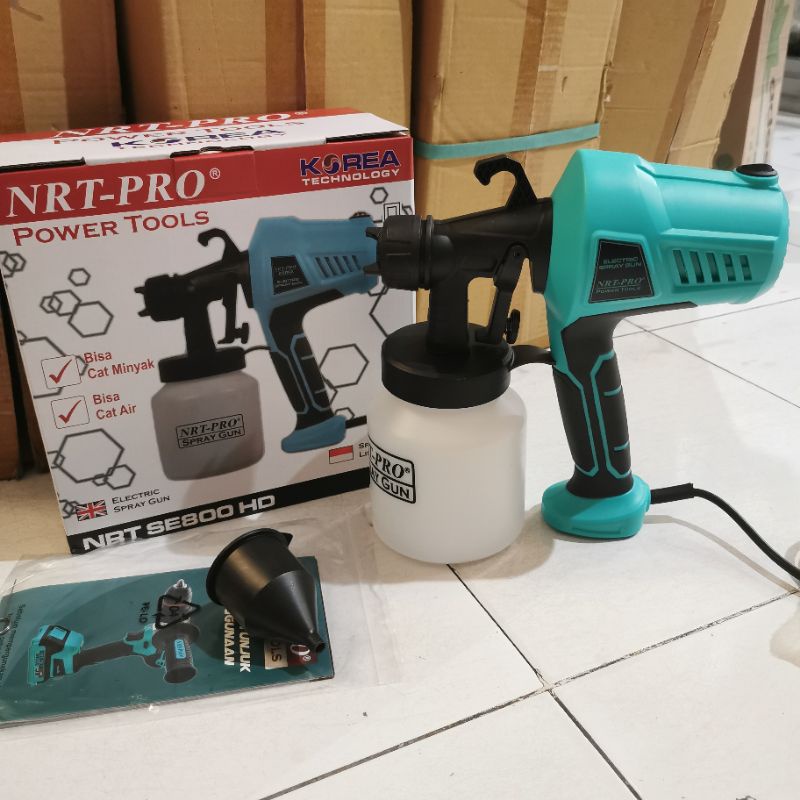 Jual Mesin Spray Gun Listrik NRT PRO SE800HD Alat Semprot Cat SE 800 HD