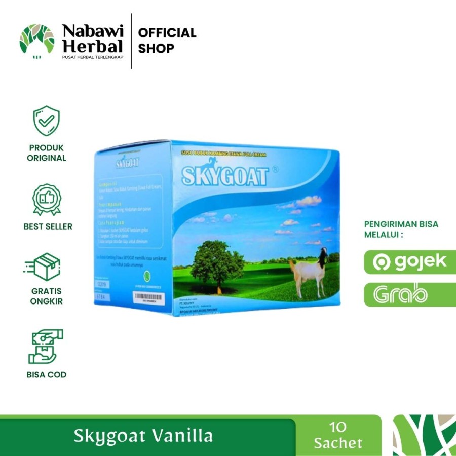 Jual Skygoat Susu Kambing Etawa Bubuk Sky Goat Original Vanilla Box