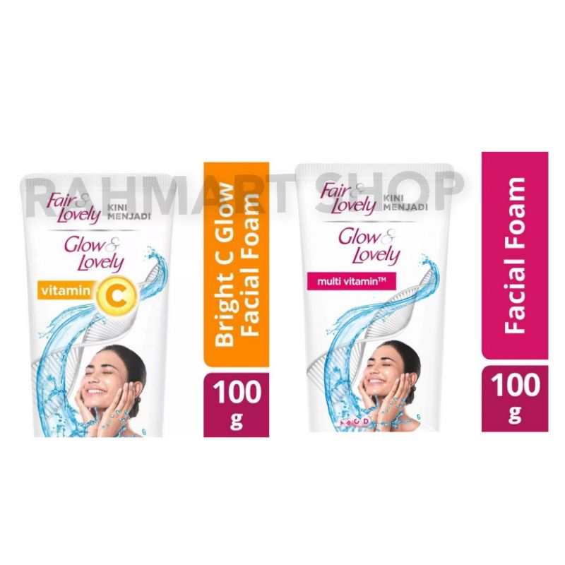 Jual FAIR LOVELY Glow Lovely Facial Foam 100g Shopee Indonesia