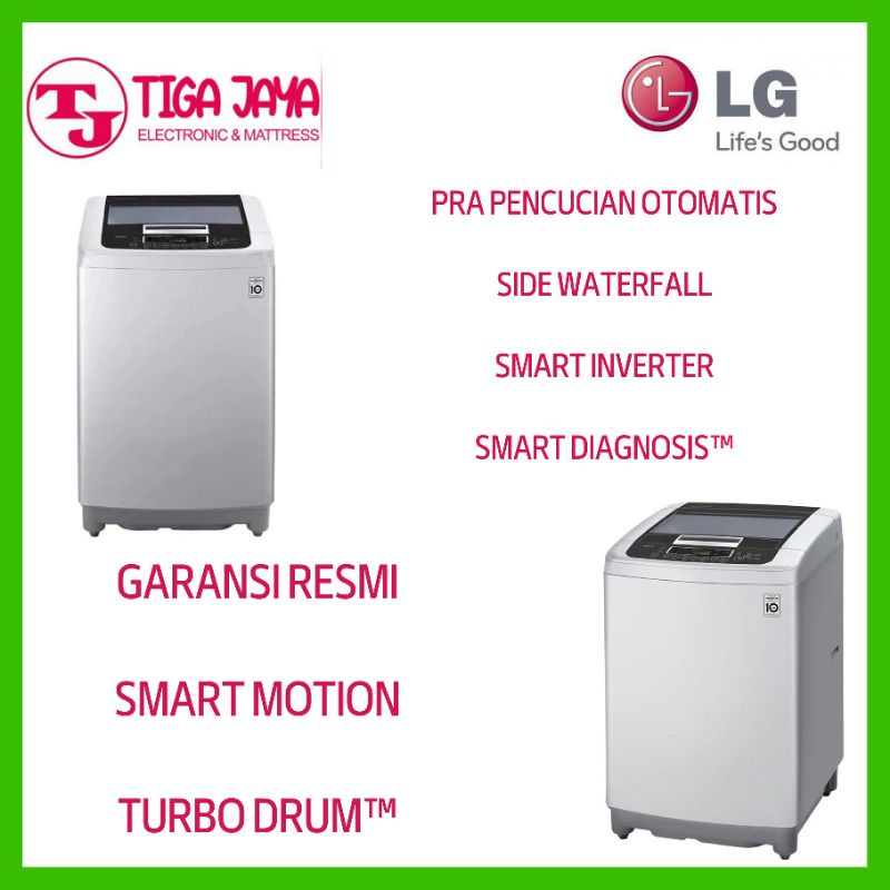 Jual Lg Mesin Cuci T Vspm Mesin Cuci Top Loading Kg Smart