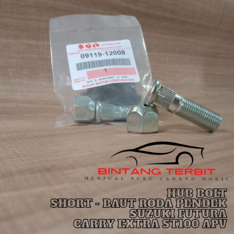 Jual Hub Bolt Short Baut Roda Pendek Futura Carry St T Ss