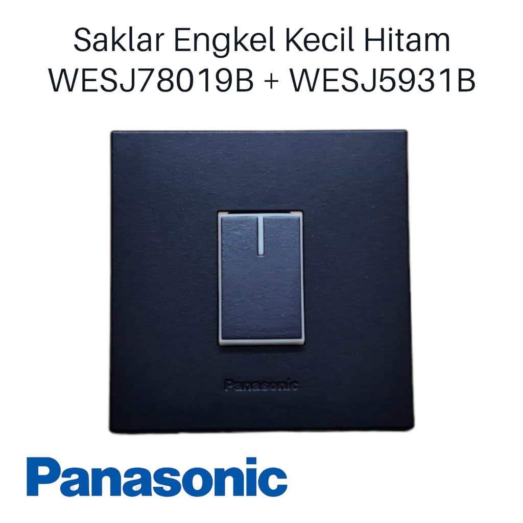 Jual Panasonic Saklar Engkel Hitam Wesj Wesj Style Matte