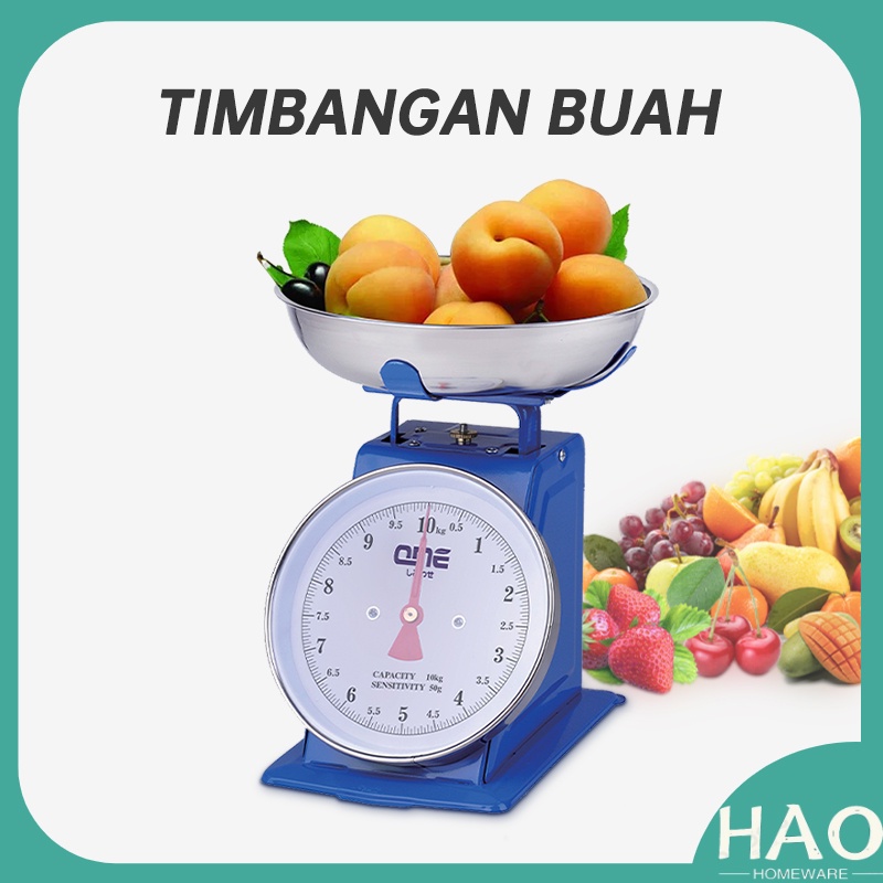 Jual Timbangan Buah Kg Kg Besi Stainless Jarum Analog Manual Duduk