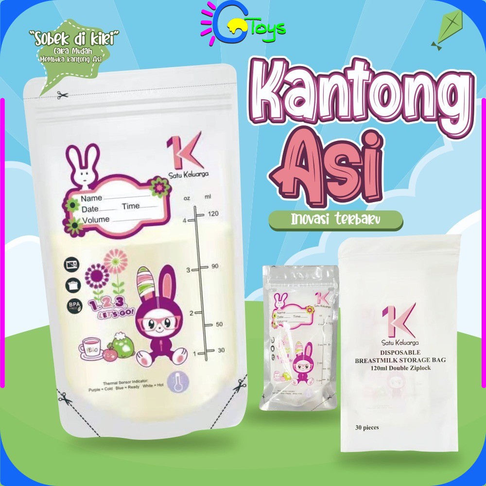 Jual Cr C Kantong Asi Ml Isi Dengan Thermal Sensor Plastik Asi