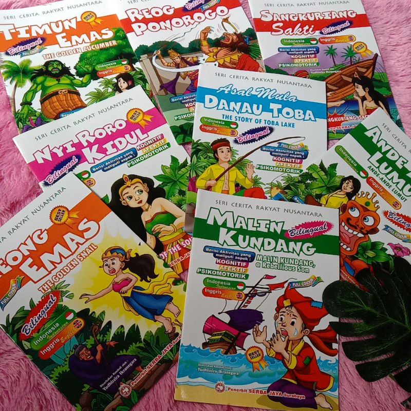 Jual Buku Cerita Rakyat Nusantara Full Colour Bilingual Shopee Indonesia