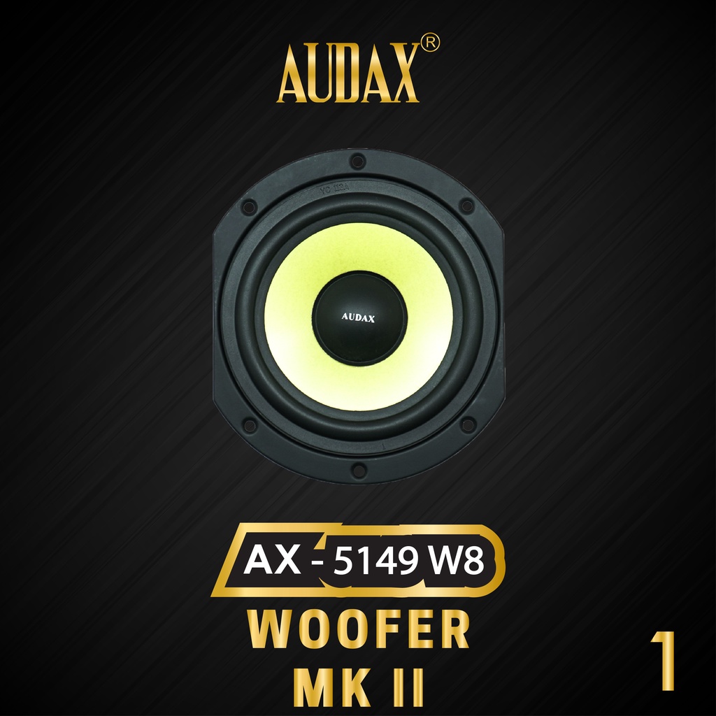 Jual Audax Speaker Pasif 5 AX 5149 W8 Woofer MK II Shopee Indonesia