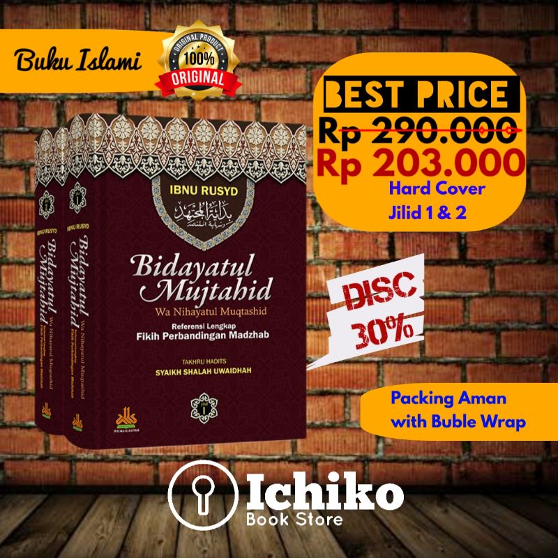 Jual BIDAYATUL MUJTAHID JILID 1 2 Ibnu Rusyd Al Kautsar ORIGINAL