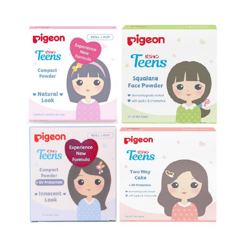 Jual Pigeon Compact Powder Uv Two Way Cake Bedak Pigeon Refill