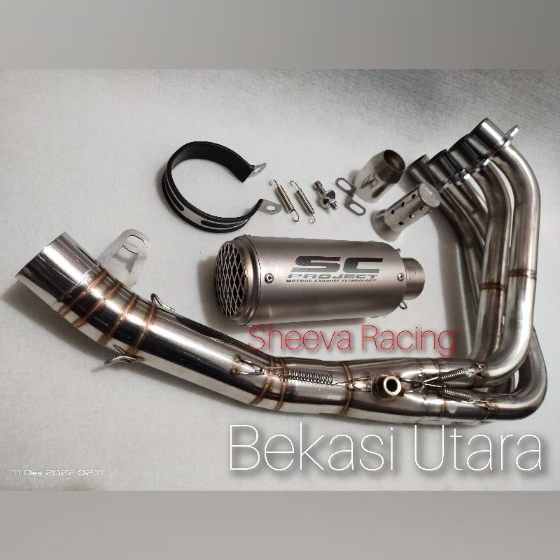 Jual KNALPOT RACING FULLSYSTEM SC PROJECT S1 FOR NINJA ZX25R ZX25RR ZX