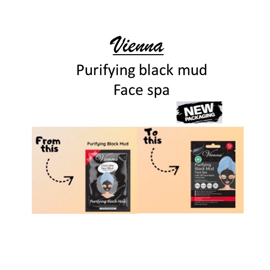 Jual Vienna Face Mask Purifying Black Mud Ml Masker Wajah Lumpur