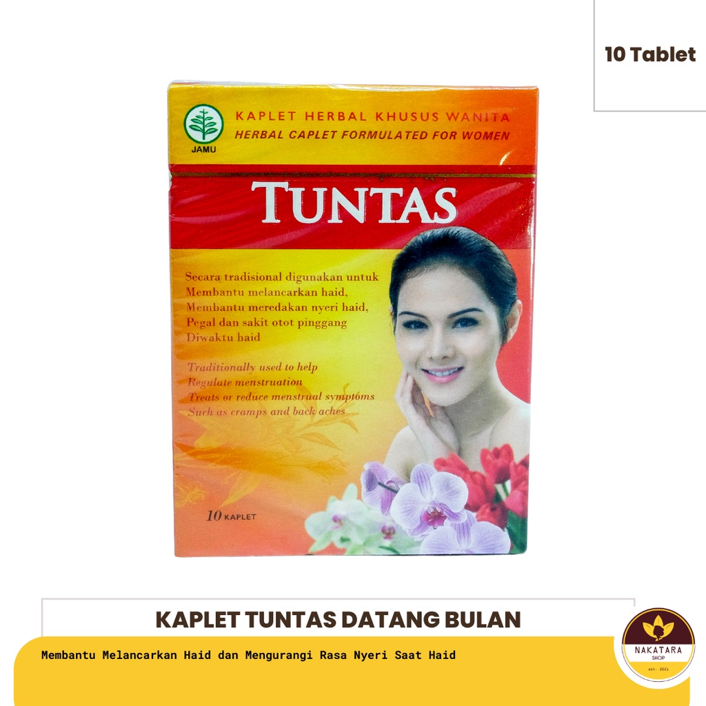 Jual Pil Tuntas Kaplet Kaplet Herbal Pereda Nyeri Haid Shopee