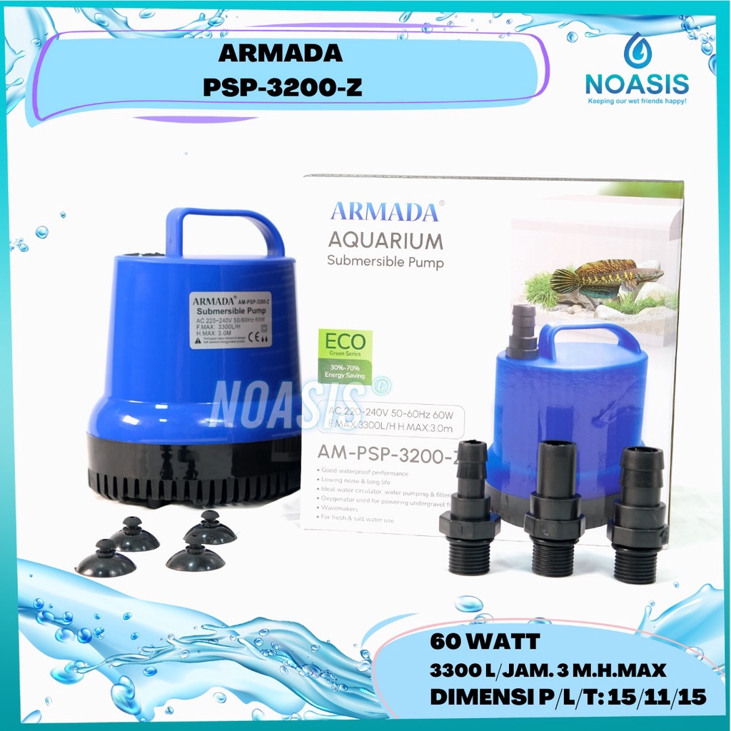 Jual Armada Pompa Air Celup Aquarium W Am Psp Z Am Psp Z